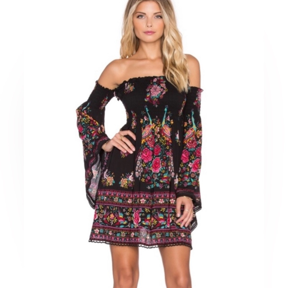 Spell and the Gypsy Hotel Paradiso Mini Dress Boho Vintage Rare